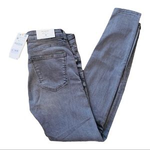 Zara Woman Premium Denim Collection The Skinny Jeans in Asphalt Grey